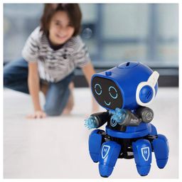 NIYAMAT Pioneer Bot Robot Colorful Lights and Music, All Direction Movement Dancing Robot Toys for Kids, Boys and Girls- Multi Color image 2