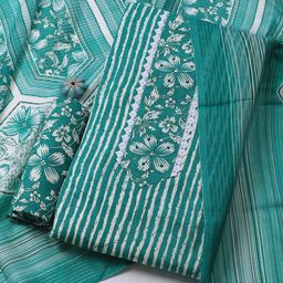 Meena Bazaar Floral Printed Unstitched Dress Material-image-96