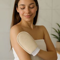 ALLURE Exfoliating Bathing Gloves for Deep Cleansing & Smooth Skin-56