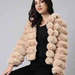 SHOWOFF Beige Regular Fit Tailored Jacket-image-27