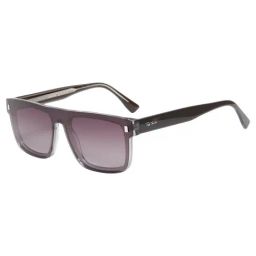 Ted Smith Purple Polarized Square Unisex Clip On Frames Clip On Sunglasses-image-69