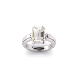 Todani Jems 8.25 Ratti Adjustable Unisex White Sapphire Ring-image-83