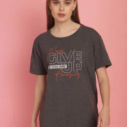Vimal Jonney Grey Cotton Printed Sports T-Shirt-image-98