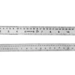 Lovely Omega (12 Inch)-300 mm & 24 Inch-600 mm Stainless Steel Scale/Ruler - Set of 2 Sizes-16