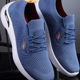 Asian Men's Blue Running Shoes-picture-13