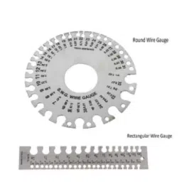 GENERIC Omega 85 mm Stainless Steel Measuring Round & Rectanglar Wire Gauge Set-26