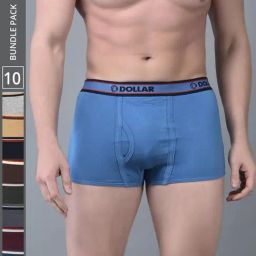 Dollar Bigboss Assorted Cotton Regular Fit Trunks - Pack Of 10-picture-18