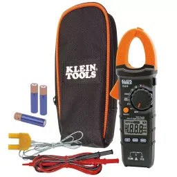 Klein Tools  22.1 cm Digital Clamp Meter, AC Auto-Ranging with Temp CL210-18