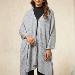 Soch Grey Woven Shawl-picture-31