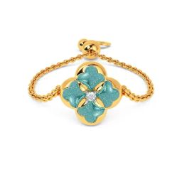 Kisna Diamond & Gold Jewellery Aliyah 18k (750) Diamond & Gold Ring For Women-picture-31