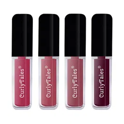 CurlyTales Set of 4 True Matte Lip Color 4 ml - Shade 02, 08, 09, 15 image 5