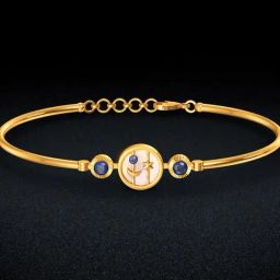 Joyalukkas Celestial Fusion 22k Yellow Gold Bracelet-image-50