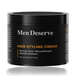 Men Deserve Strong Hold Hair Styling Cream - 100 gm-10
