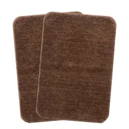 Saral Home Brown Microfibre 1041 GSM Bath Mats - Set of 2-image-65