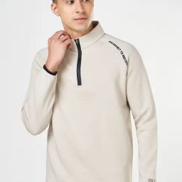 Ajile By Pantaloons Wood Ash Cotton Regular Fit Sweatshirt-image-11