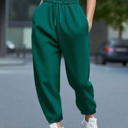 Bewakoof Green Loose Fit Joggers-picture-22