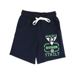 Chimprala Kids Navy Printed Shorts-image-99