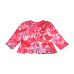 MiArcus Kids Red & White Cotton Over Dyed Full Sleeves Top-image-52