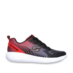 Skechers Boys GO RUN 600 - HENDOX Black Red Running Shoes-picture-30