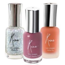 Rome Set of 3 Strong & Healthy, Matte Pro & Effects Pro Nail Enamel-image-22