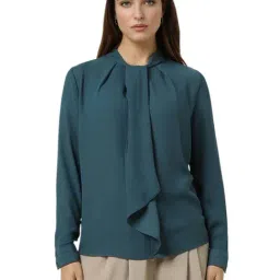 Van Heusen Green Plain Top-picture-27