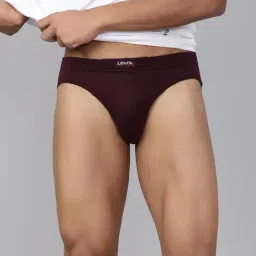 Levi's Maroon Cotton Regular Fit Briefs-picture-45