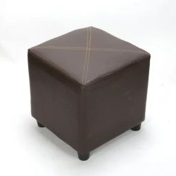 Ikiriya Asteria Solid Brown Wood Ottoman-image-81