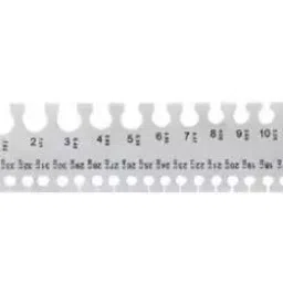 Lovely Kristeel Stainless Steel Measuring Wire Gauge Rectanglar Shape-27