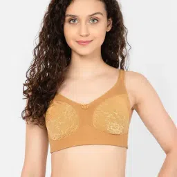 Clovia Beige Non-Padded Full Coverage Bra-image-87