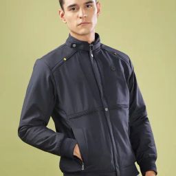 Dollar Navy Blue Synthetic Regular Fit Casual Jacket-picture-21