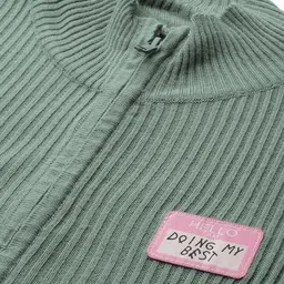 DressBerry Women Zip Closure Acrylic Cardigan image 4