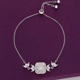 Kai Jewel Sterling Silver Shimmering Charm Bracelet-image-59