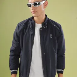 Dollar Navy Blue Synthetic Regular Fit Casual Jacket-image-93