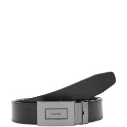 Calvin Klein Mono Perf Black ADJ/REV FORMAL PLAQUE MONO 35MM Reversible Belt-image-63