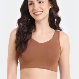 Zivame Brown Solid Bralette-picture-16