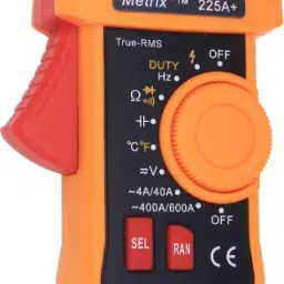 Metrix+ Digital Clamp Meter 600A Digital AC True RMS Economic 225A+-46