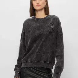The Souled Store Black Plain Sweatshirts-image-62