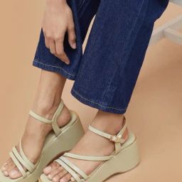 Ginger by Lifestyle Women's Green Ankle Strap Sandals-image-88