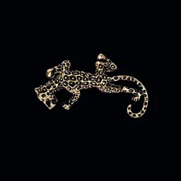 Curren Gold-Plated Zircon Studded Brooch-picture-23