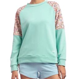 KENDALL + KYLIE Green Embellished Sweatshirt-image-91