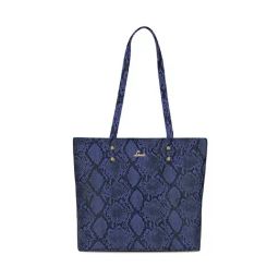 Lavie Blue Animal Effect Large Tote Handbag-image-97