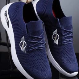 Asian Men's Navy Running Shoes-picture-5
