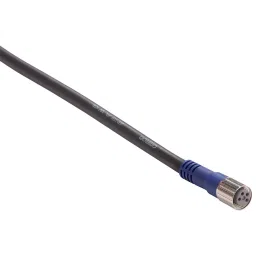 OMRON INDUSTRIAL AUTOMATION Sensor Cord, 4P, M8 Rcpt-Free End, 2M, XS3F-LM8PVC4S2M-13