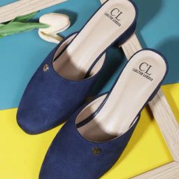 Carlton London Women's Blue Mule Shoes-image-99