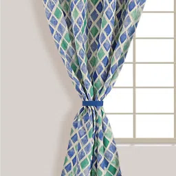Swayam Motif J&B Blackout Eyelet Window Curtain - Single Piece (9 Ft) image 2
