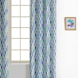Swayam Motif J&B Blackout Eyelet Window Curtain - Single Piece (9 Ft) image 3