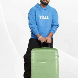 Nasher Miles Paris Hard-sided Polypropylene Luggage Set of 2 Avacado Green Trolley Bag-image-60
