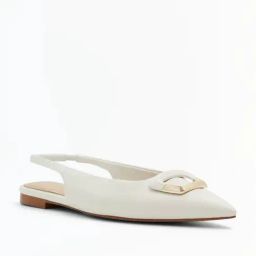 Aldo Women's White Back Strap Sandals-image-5