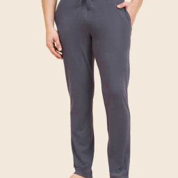 Sweet Dreams Navy Melange Regular Fit Lounge Pants-image-34