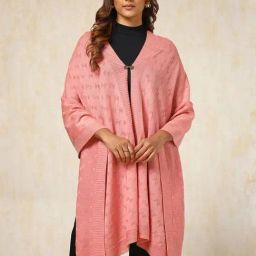 Soch Peach Woven Shawl-23